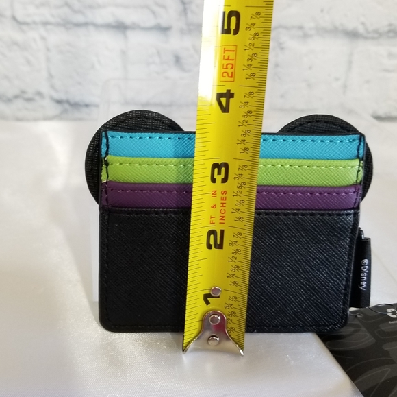 Loungefly Minnie Mouse Sequin Colorful Disney Card Holder Wallet New Limited - Picture 16 of 16